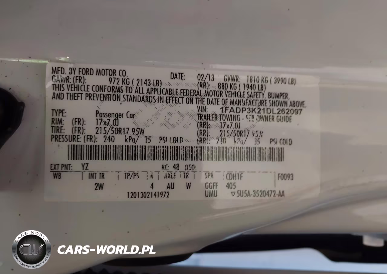 2013 Ford Focus Se VIN:1FADP3K21DL262097 - 9