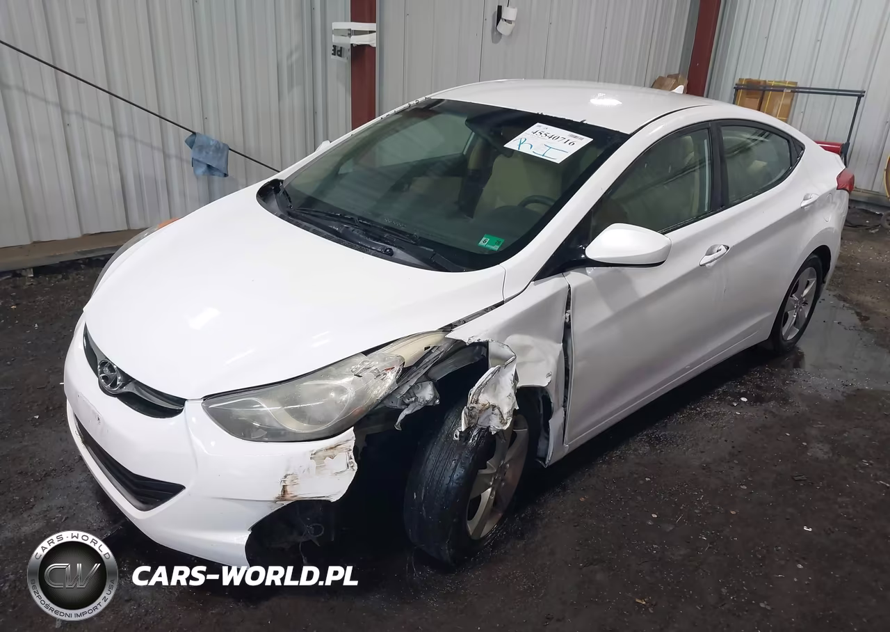 2012 Hyundai Elantra Gls VIN:5NPDH4AE6CH066880 - 2