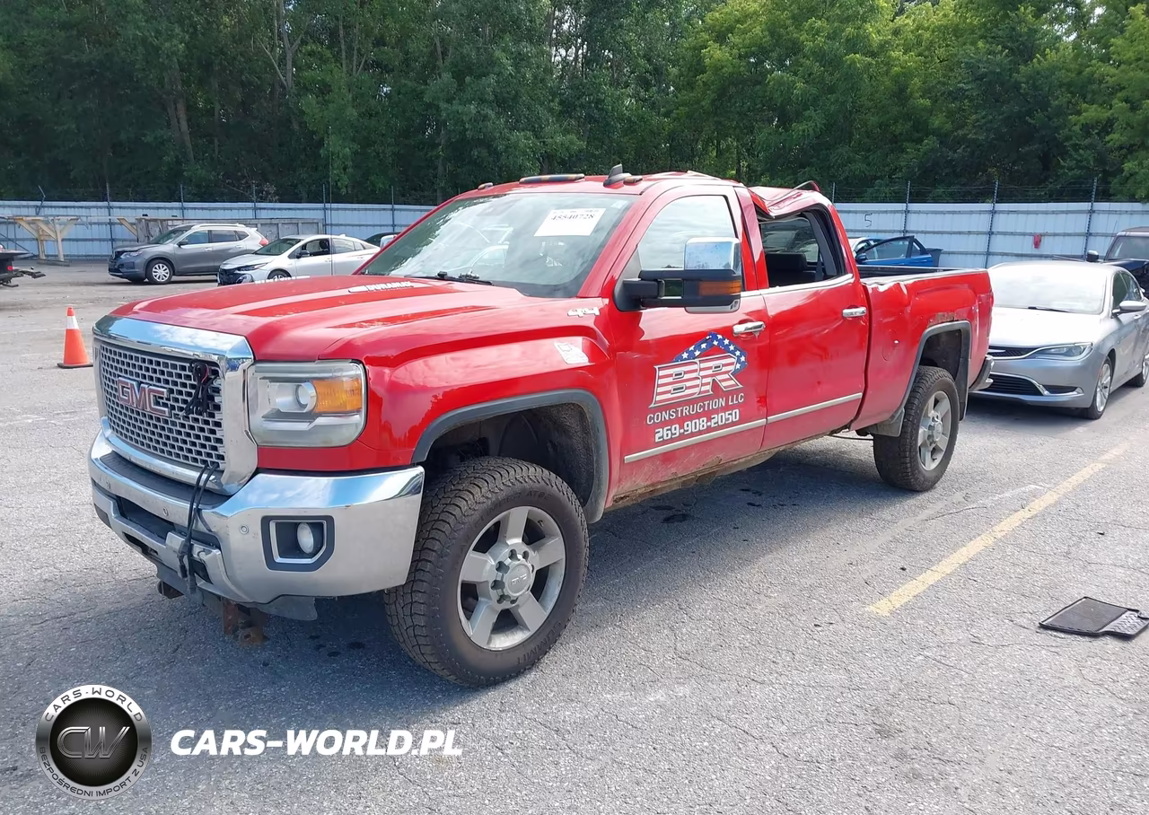 2015 GMC Sierra 2500Hd Slt VIN:1GT12ZE85FF514515 - 2