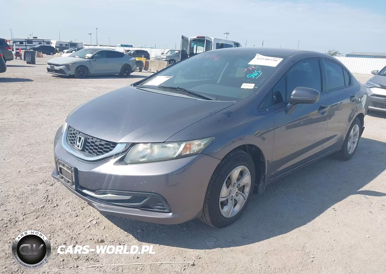 2014 Honda Civic Lx VIN:2HGFB2F5XEH528863 - 2