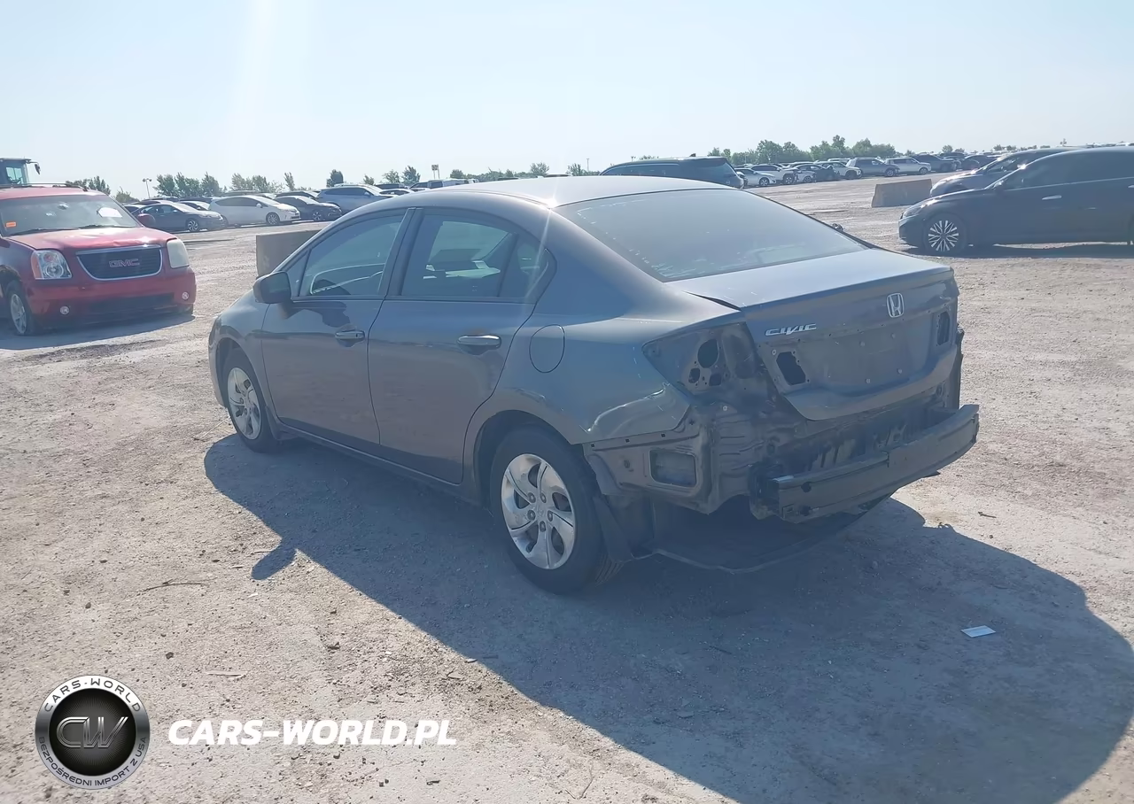 2014 Honda Civic Lx VIN:2HGFB2F5XEH528863 - 3