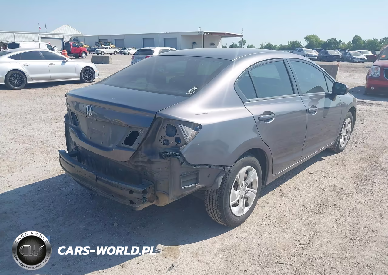 2014 Honda Civic Lx VIN:2HGFB2F5XEH528863 - 4