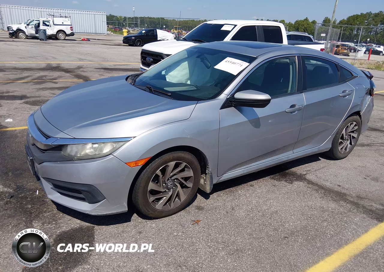 2016 Honda Civic Ex VIN:19XFC2F74GE088571 - 2