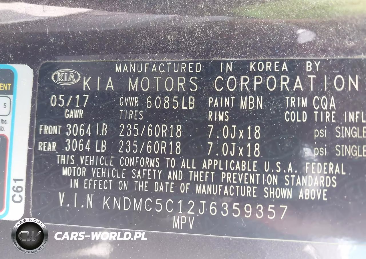 2018 Kia Sedona Sx VIN:KNDMC5C12J6359357 - 9