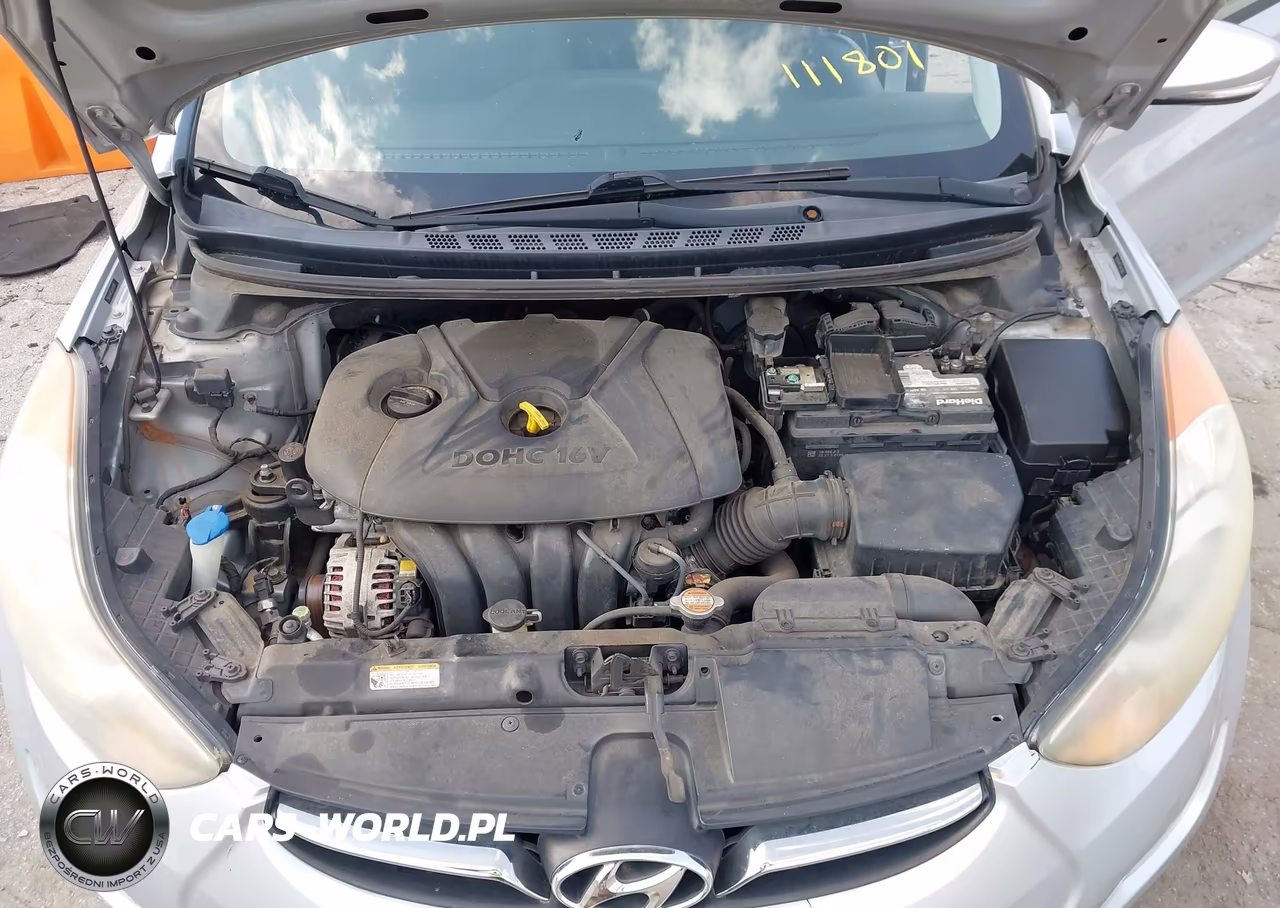 2012 Hyundai Elantra Limited VIN:5NPDH4AE2CH111801 - 10