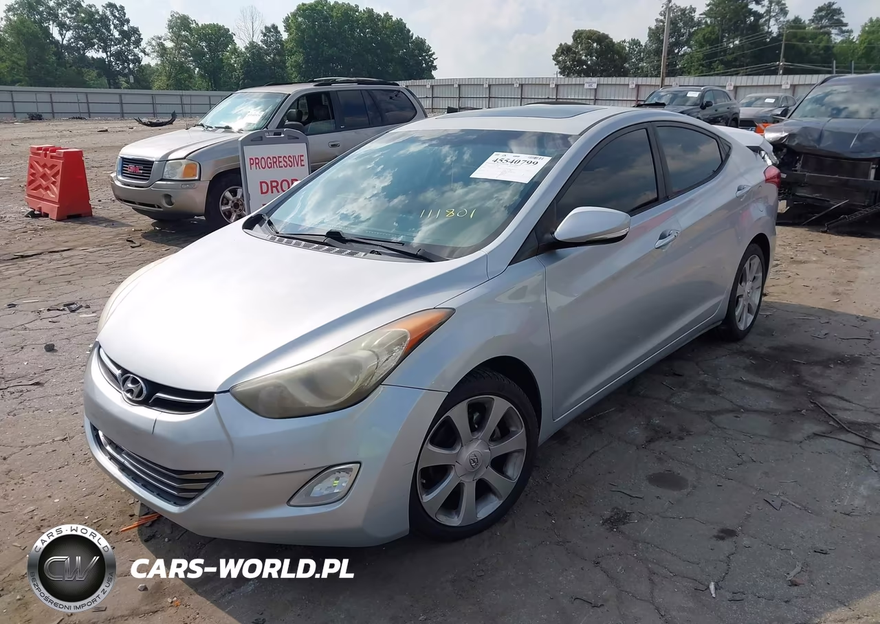 2012 Hyundai Elantra Limited VIN:5NPDH4AE2CH111801 - 2