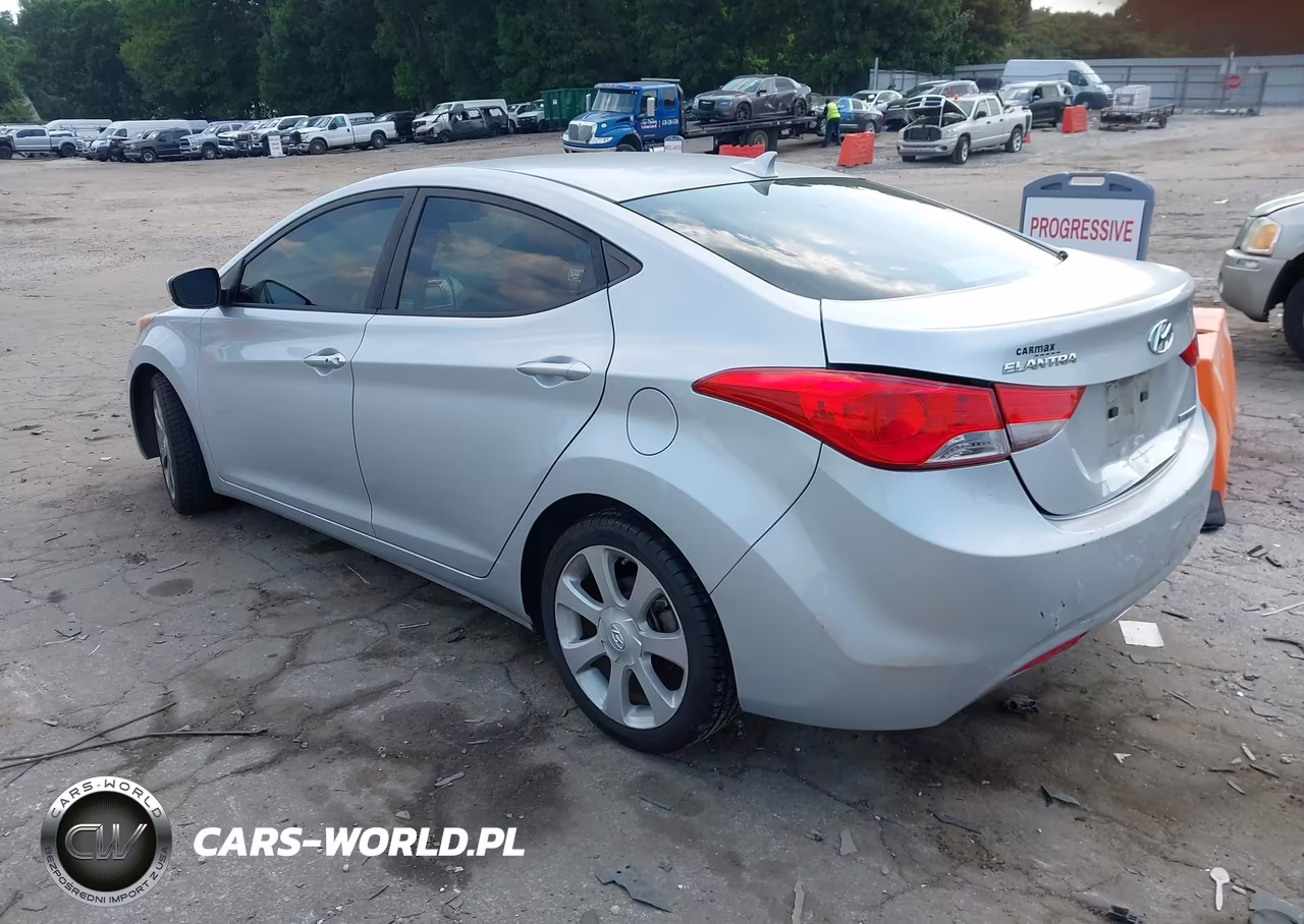 2012 Hyundai Elantra Limited VIN:5NPDH4AE2CH111801 - 3