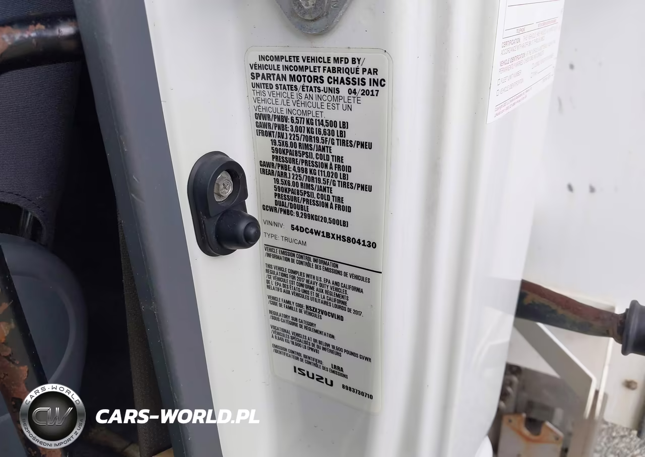2017 Isuzu Npr Hd Gas Reg VIN:54DC4W1BXHS804130 - 8