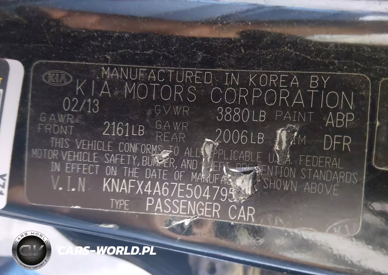 2014 Kia Forte Lx VIN:KNAFX4A67E5047954 - 6