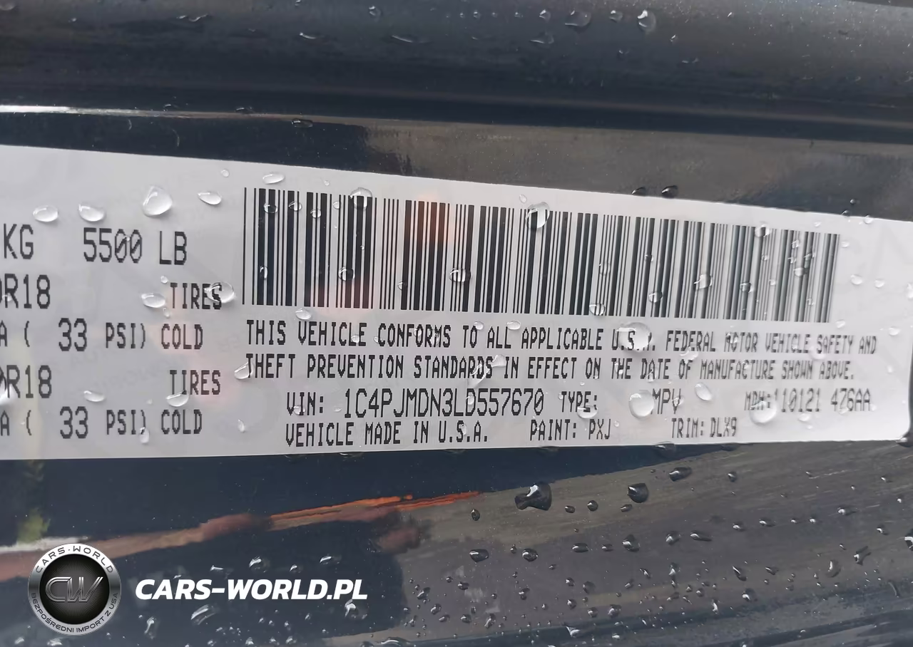 2020 Jeep Cherokee Limited 4X4 VIN:1C4PJMDN3LD557670 - 9