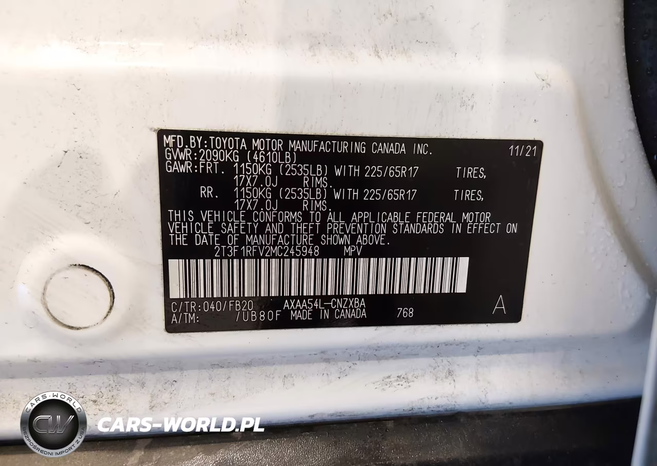 2021 Toyota Rav4 Le VIN:2T3F1RFV2MC245948 - 9