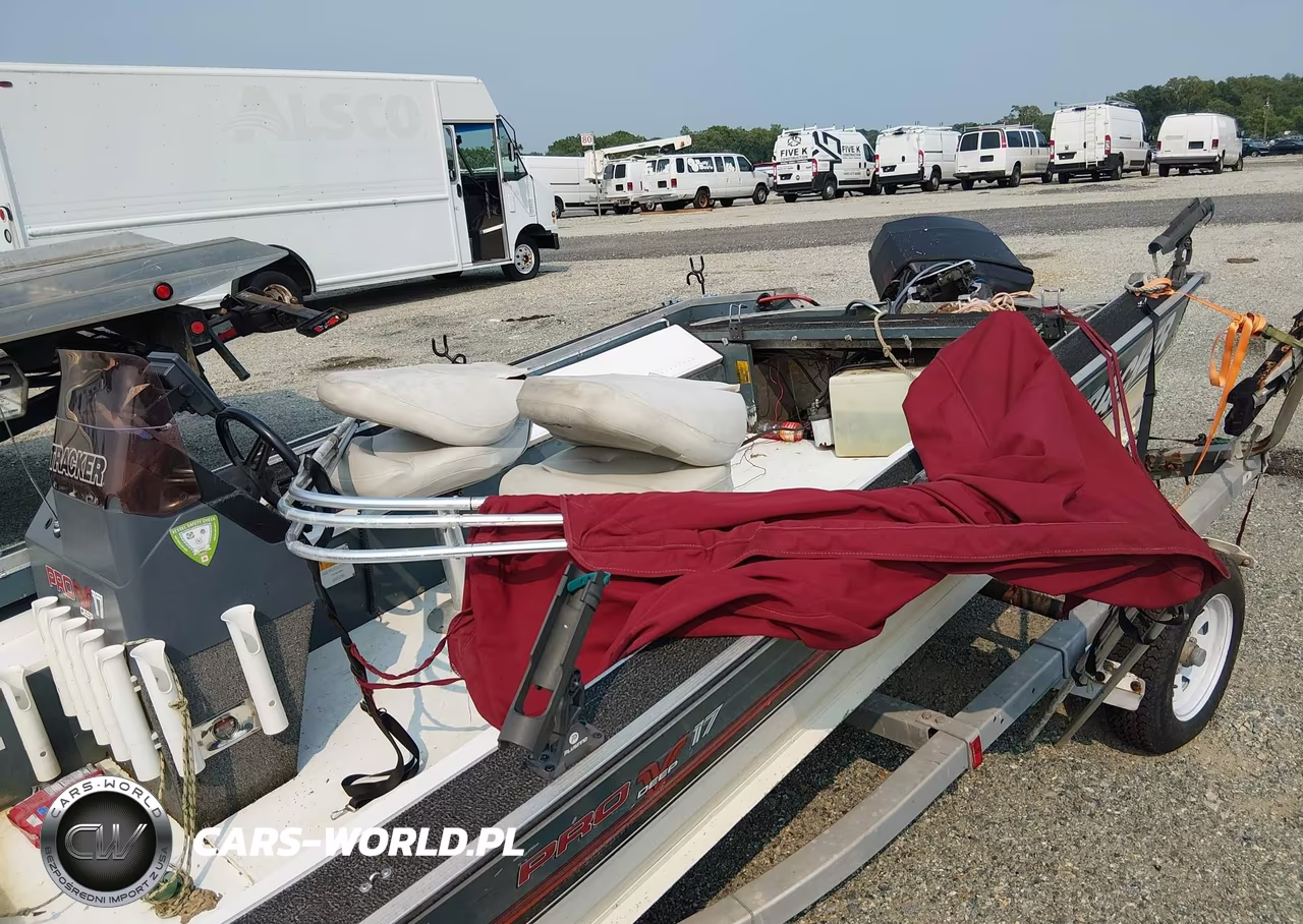 1989 Tracker Pro V17 Bass Boat And Trailer VIN:BUJ62164F989 - 13