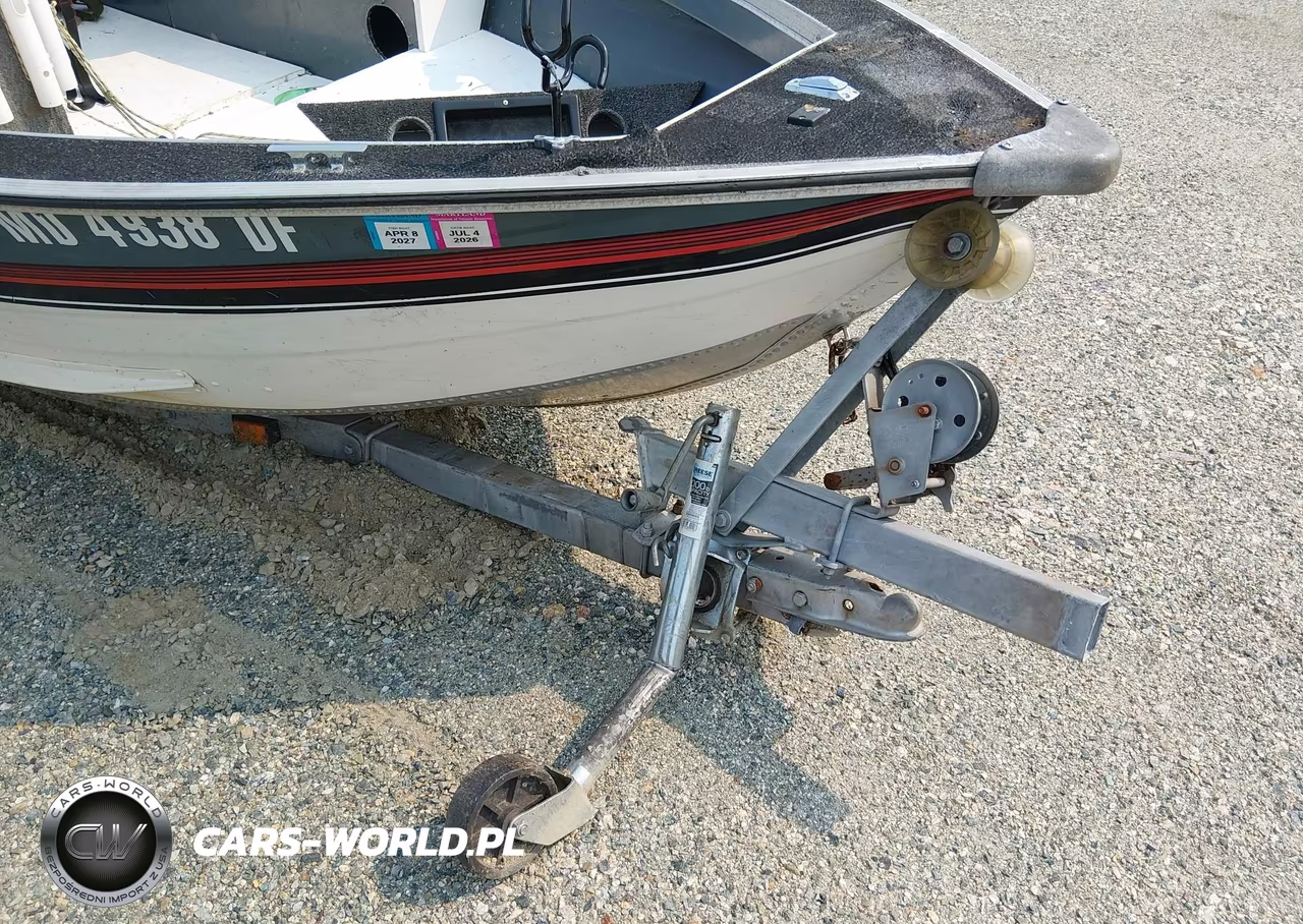1989 Tracker Pro V17 Bass Boat And Trailer VIN:BUJ62164F989 - 6