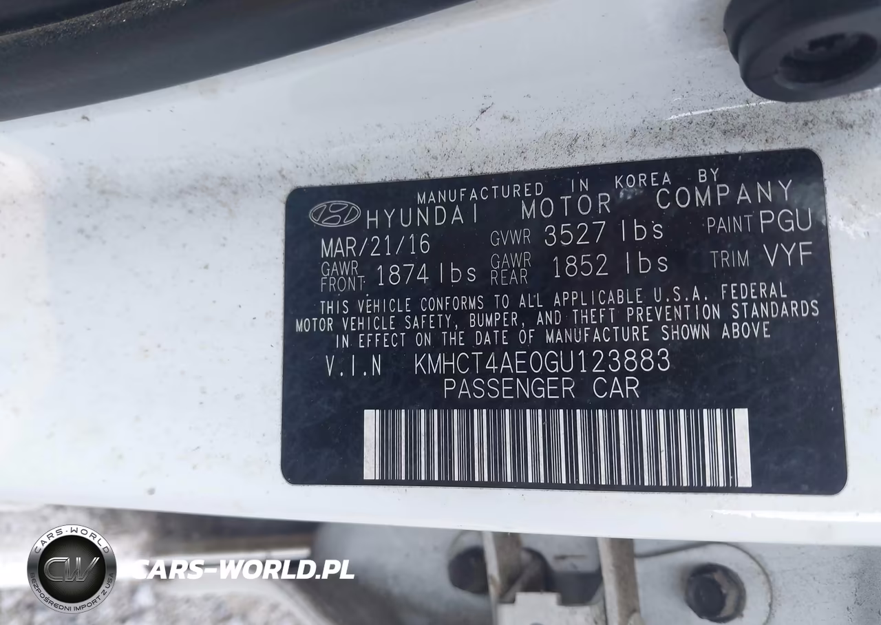 2016 Hyundai Accent Se VIN:KMHCT4AE0GU123883 - 9