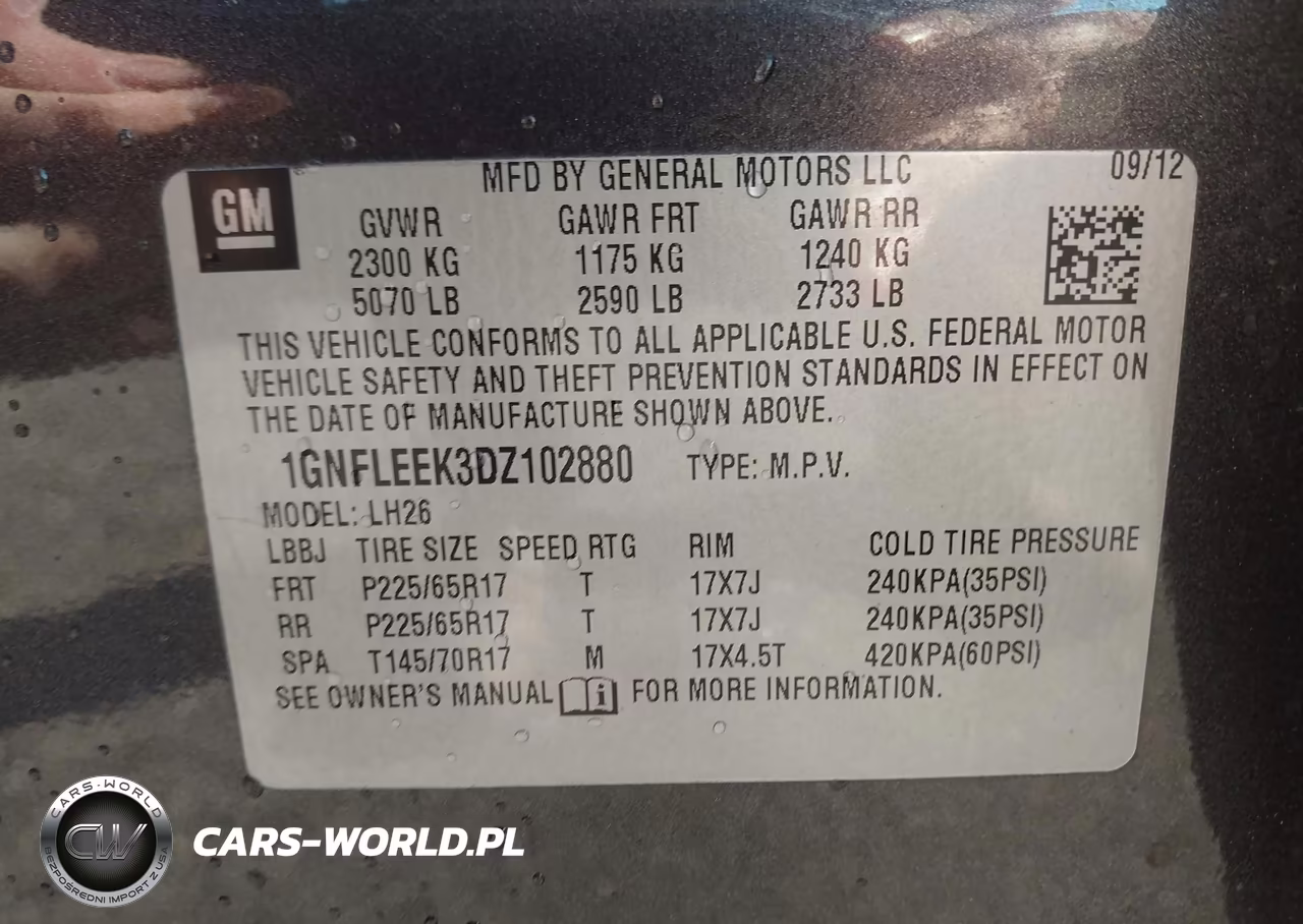 2013 Chevrolet Equinox Lt VIN:1GNFLEEK3DZ102880 - 9