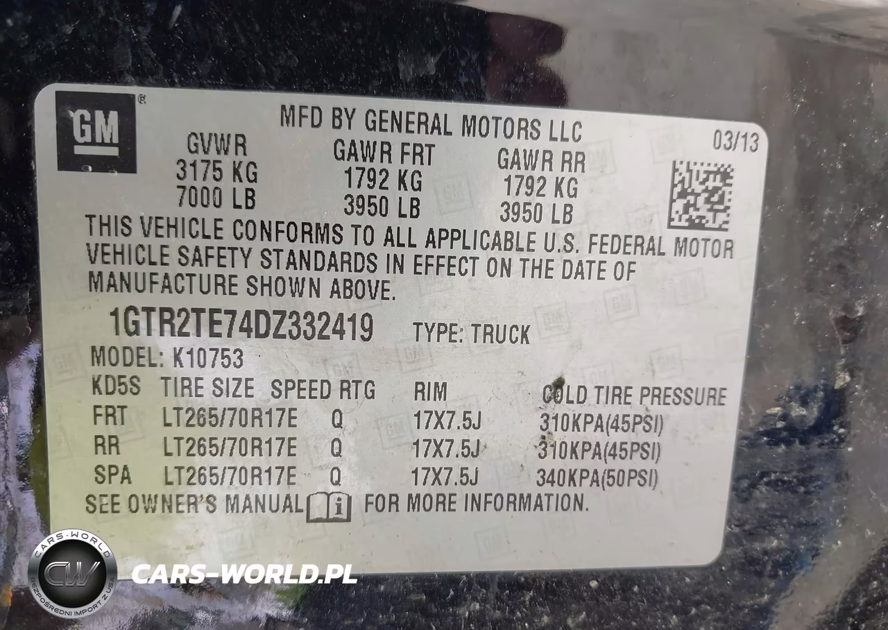2013 GMC Sierra 1500 Work Truck VIN:1GTR2TE74DZ332419 - 9