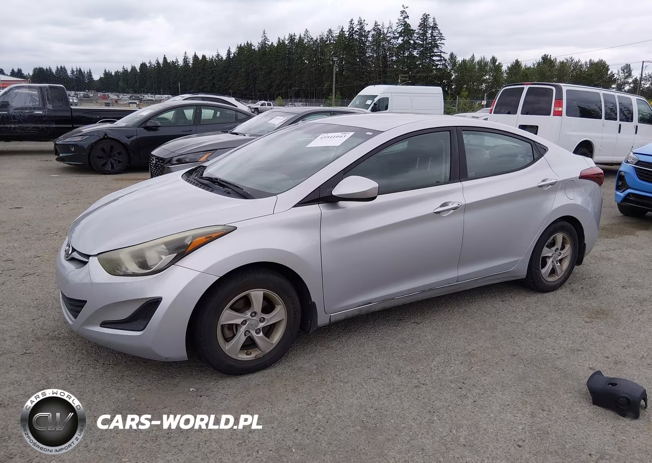 2014 Hyundai Elantra Se VIN:KMHDH4AE1EU206936 - 2