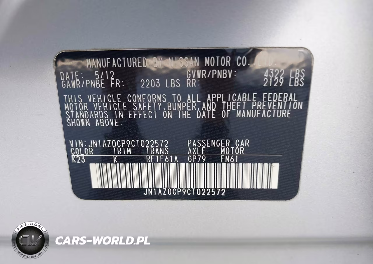 2012 Nissan Leaf Sl VIN:JN1AZ0CP9CT022572 - 9