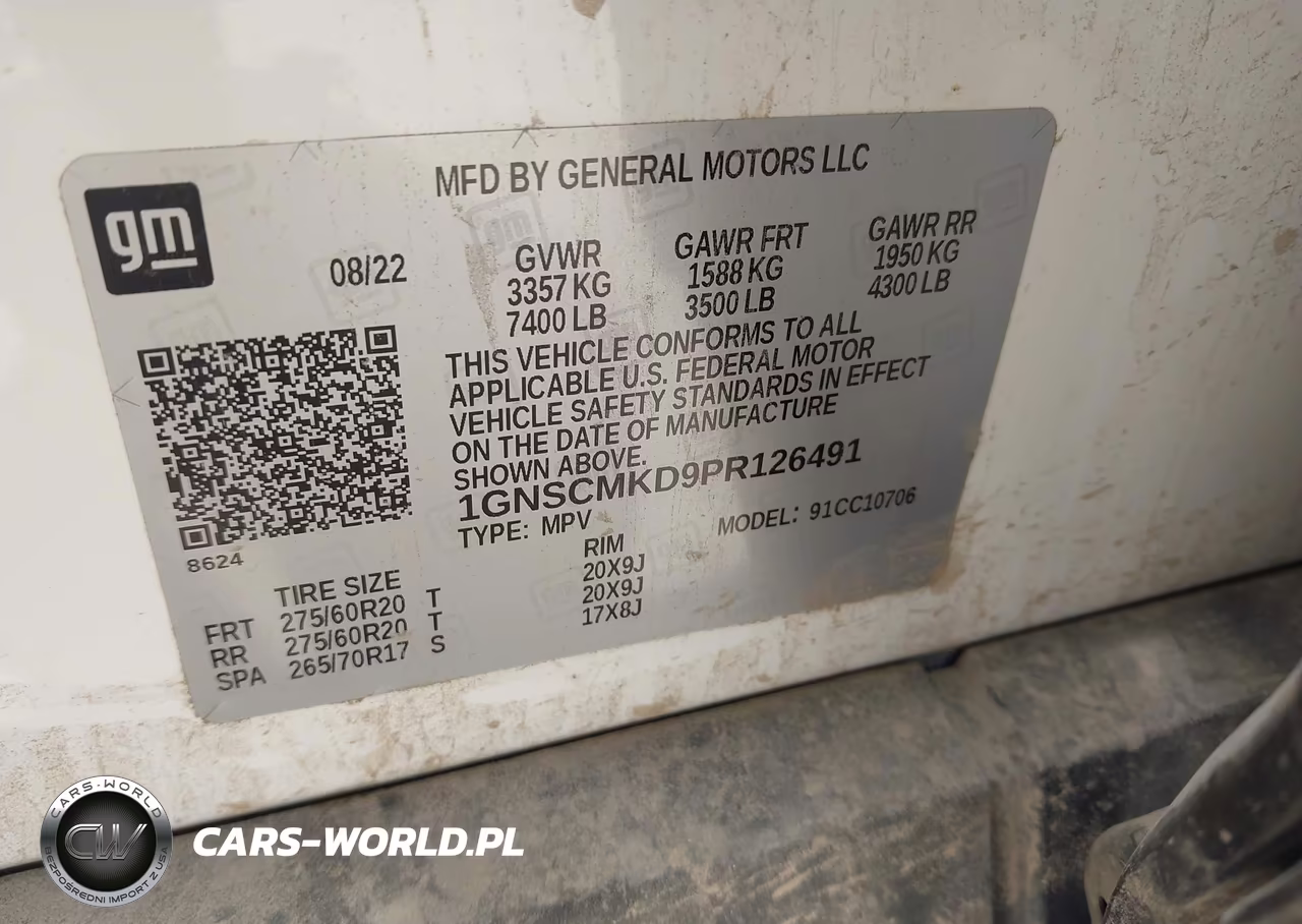 2023 Chevrolet Tahoe 2Wd Ls VIN:1GNSCMKD9PR126491 - 9