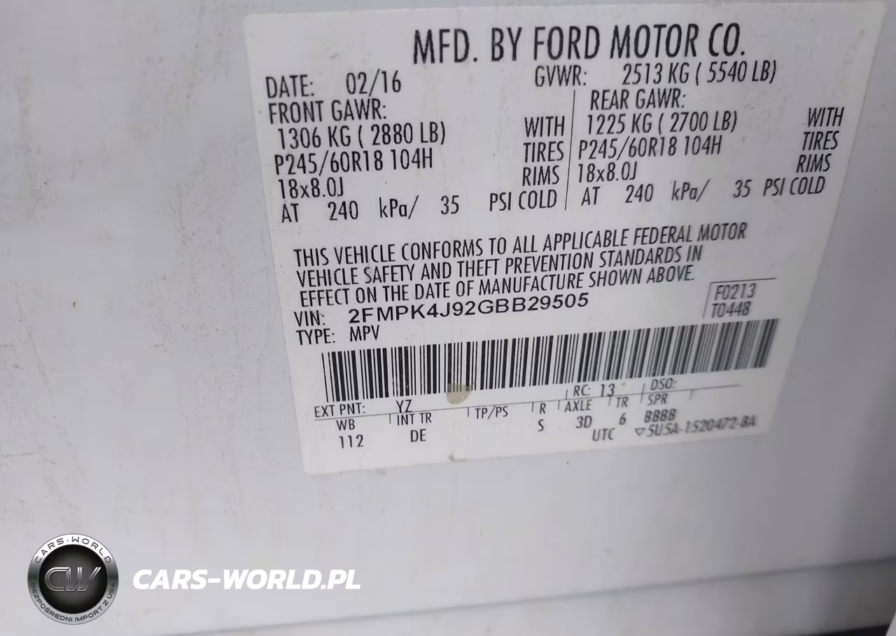 2016 Ford Edge Sel VIN:2FMPK4J92GBB29505 - 9