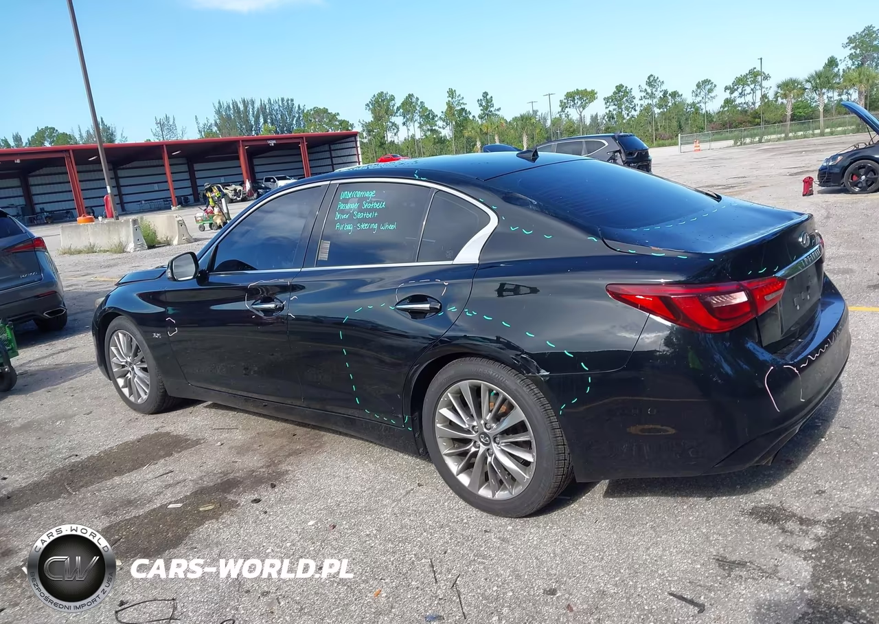 2018 Infiniti Q50 3.0T Luxe VIN:JN1EV7AP0JM591584 - 3