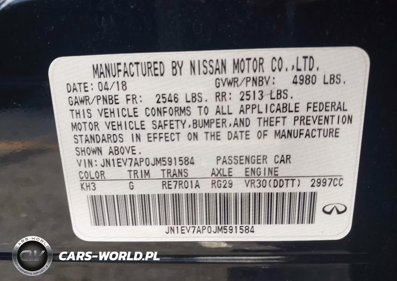 2018 Infiniti Q50 3.0T Luxe VIN:JN1EV7AP0JM591584 - 9