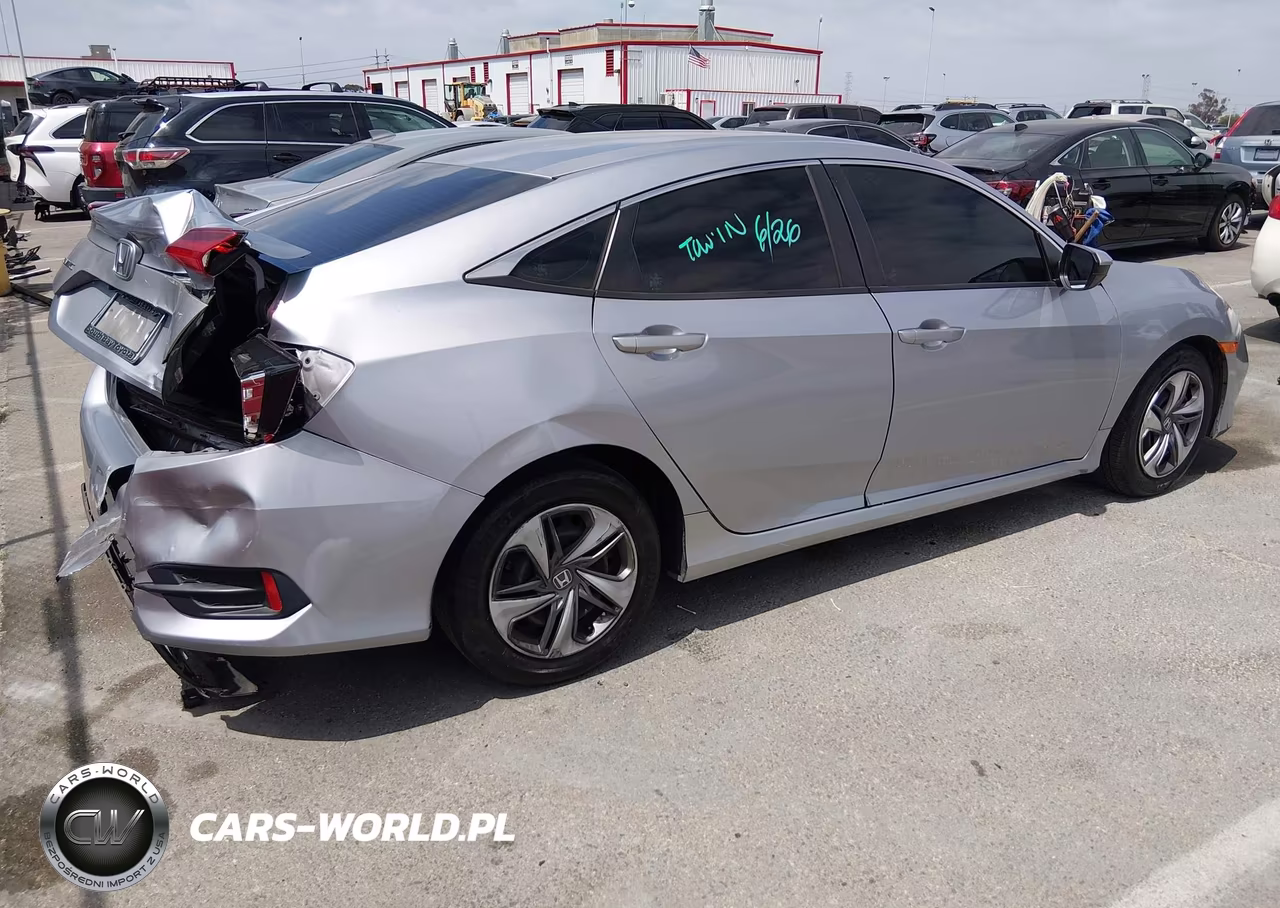 2019 Honda Civic Lx VIN:2HGFC2F6XKH529478 - 4