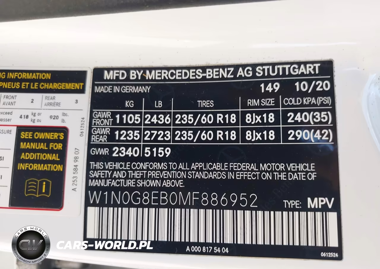 2021 Mercedes-Benz Glc 300 4Matic Suv VIN:W1N0G8EB0MF886952 - 9