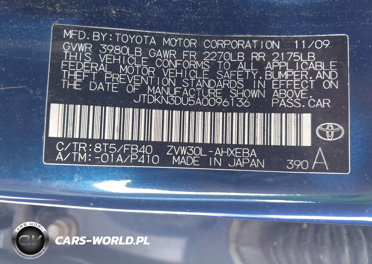 2010 Toyota Prius Ii VIN:JTDKN3DU5A0096136 - 9