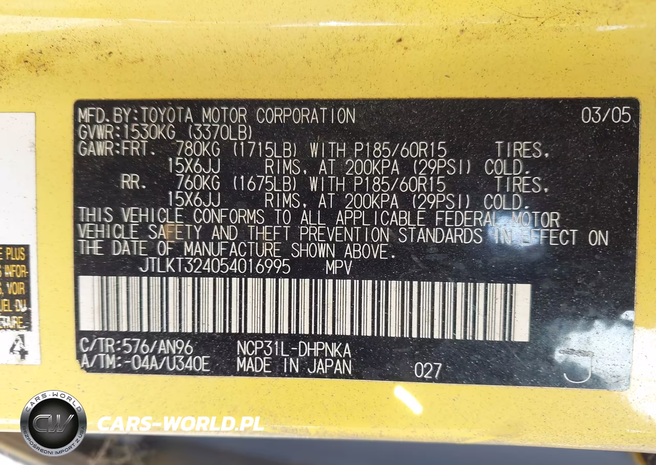 2005 Scion Xb VIN:JTLKT324054016995 - 9