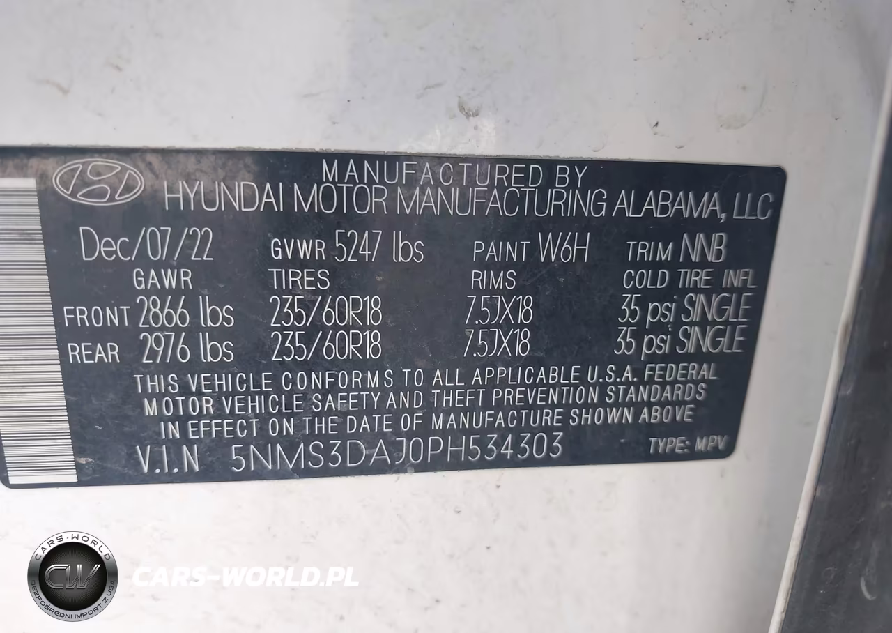 2023 Hyundai Santa Fe Sel VIN:5NMS3DAJ0PH534303 - 9