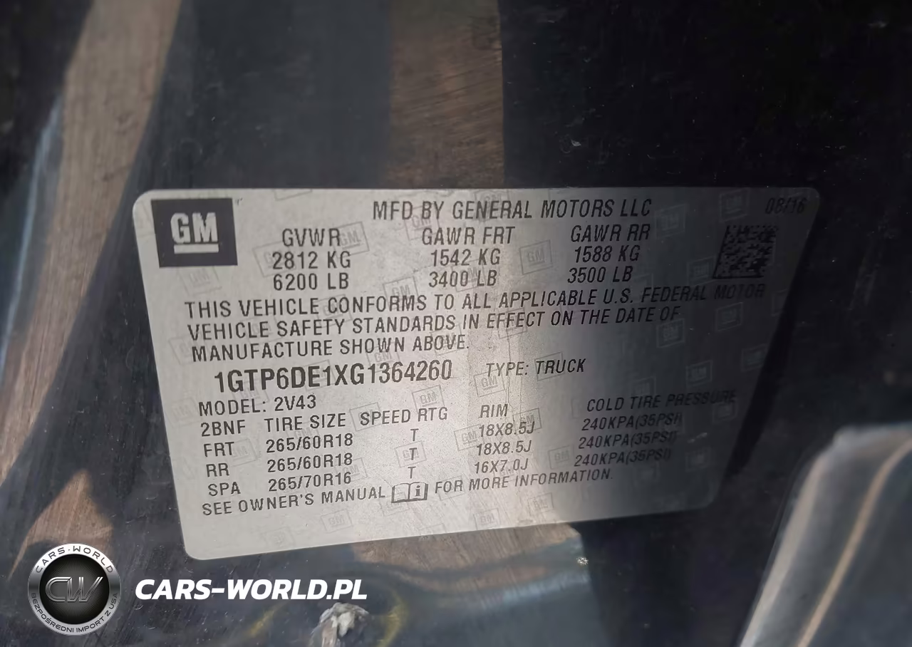 2016 GMC Canyon Slt VIN:1GTP6DE1XG1364260 - 9