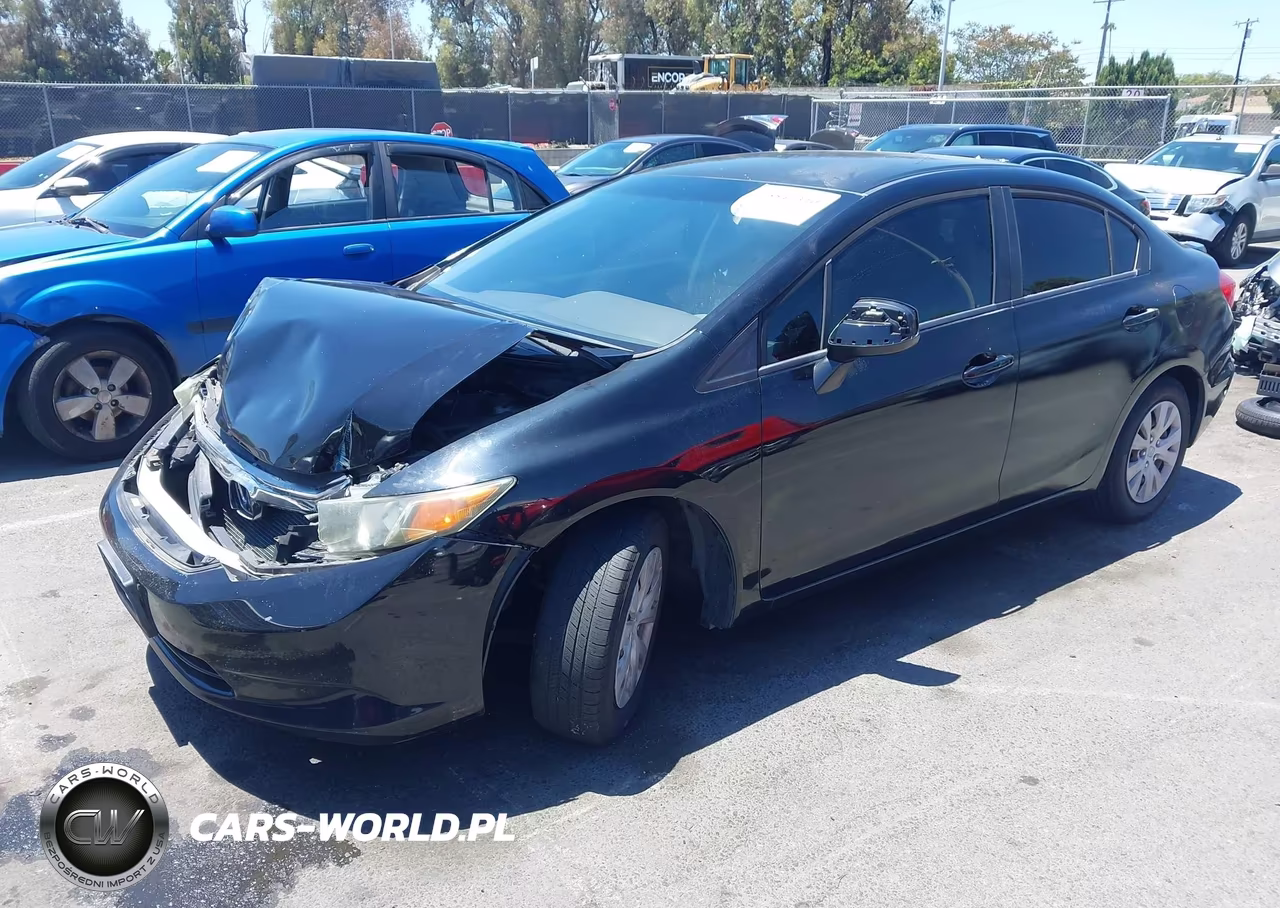 2012 Honda Civic Lx VIN:19XFB2F54CE328567 - 2