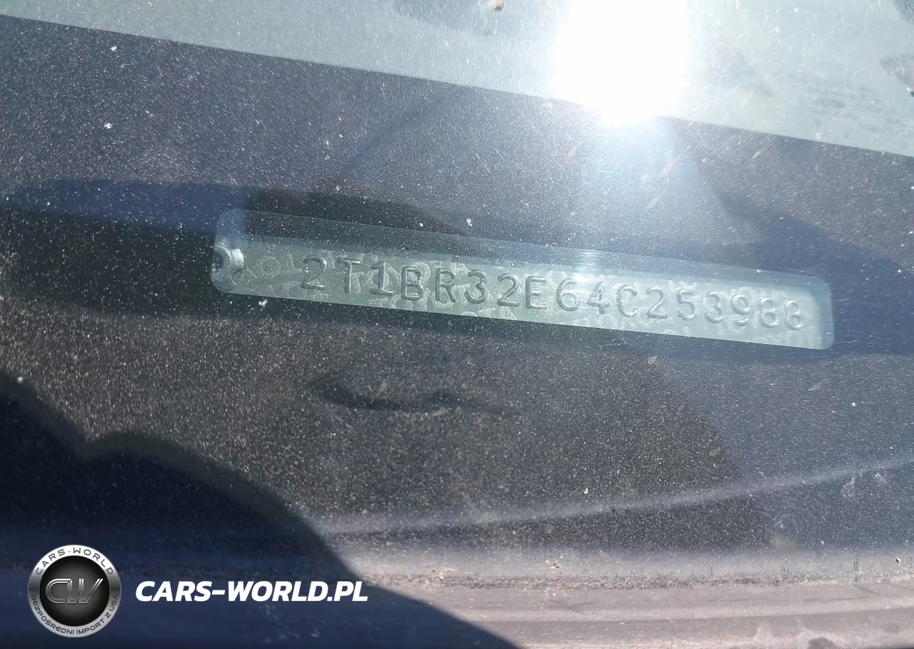 2004 Toyota Corolla S VIN:2T1BR32E64C253988 - 12