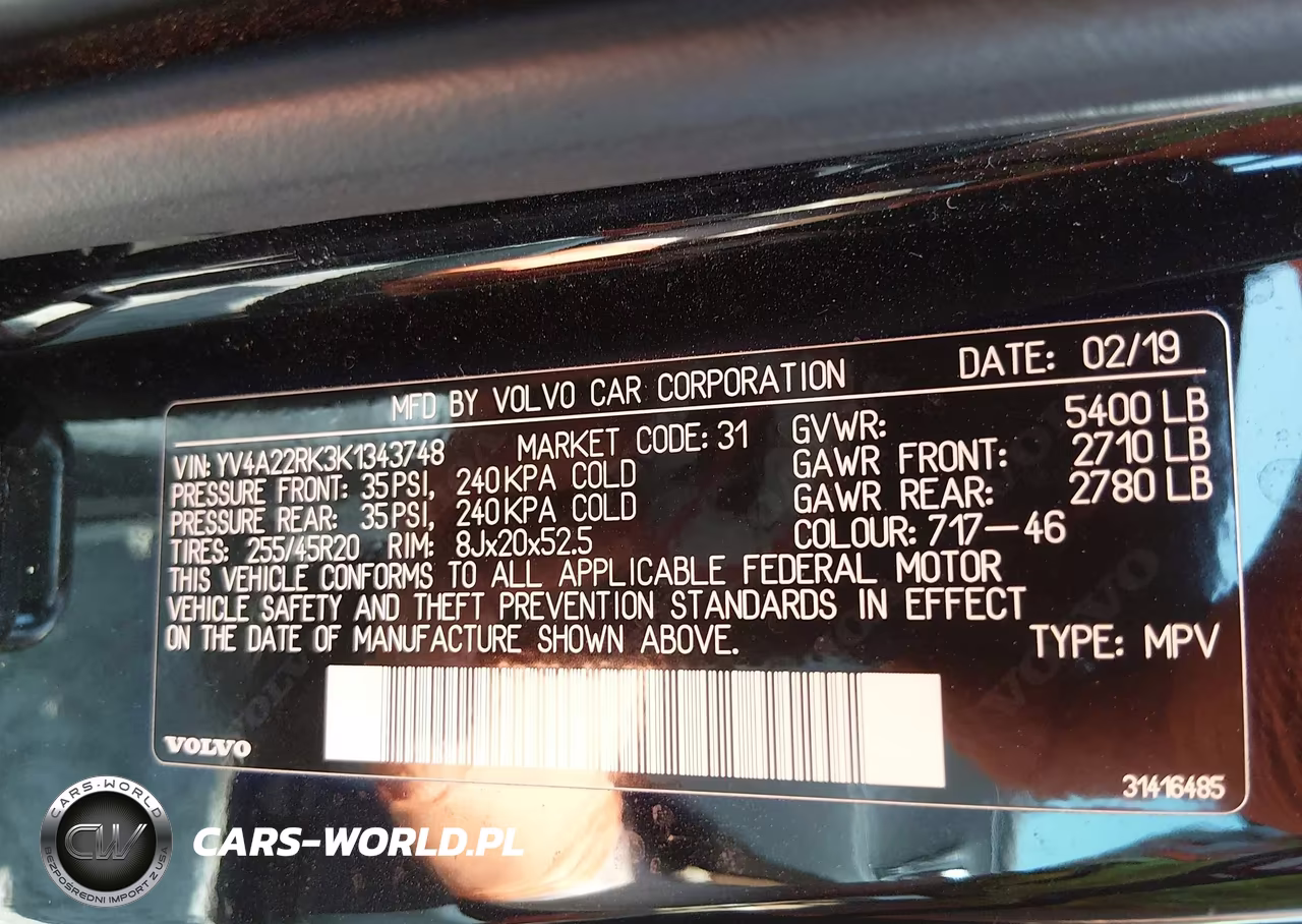 2019 Volvo Xc60 T6 Momentum VIN:YV4A22RK3K1343748 - 9