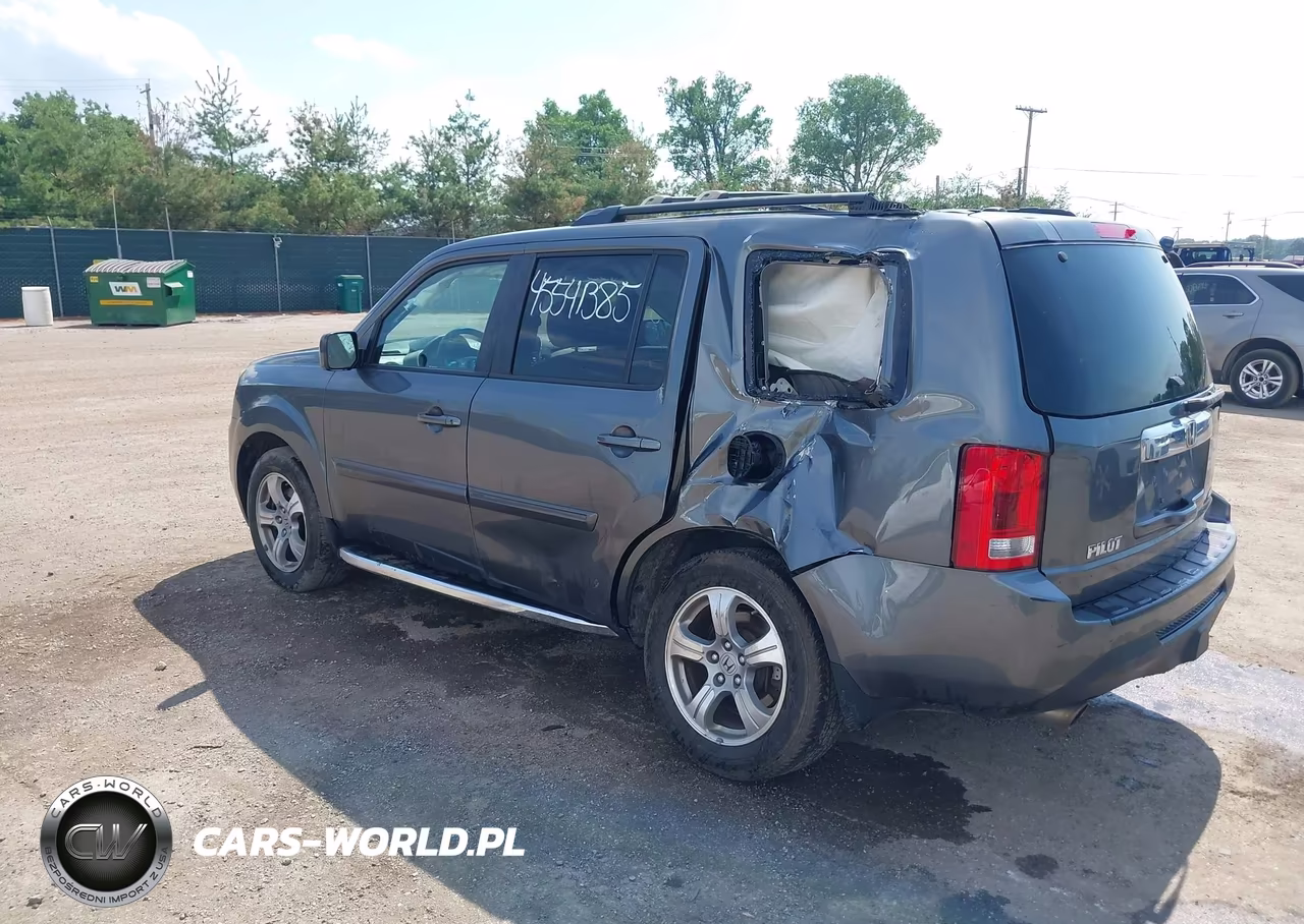 2012 Honda Pilot Ex-L VIN:5FNYF4H59CB083992 - 3