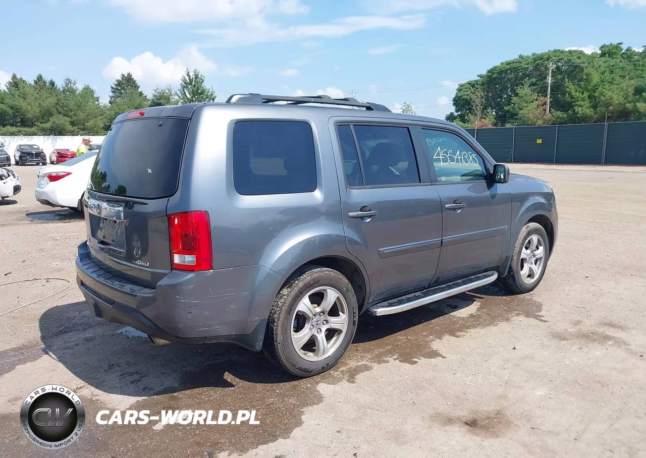 2012 Honda Pilot Ex-L VIN:5FNYF4H59CB083992 - 4