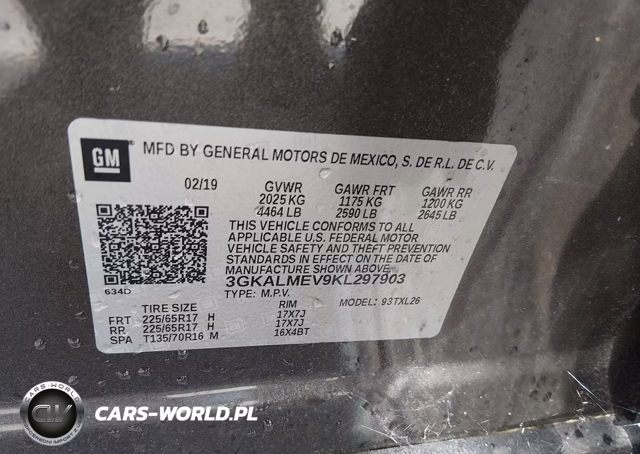 2019 GMC Terrain Sle VIN:3GKALMEV9KL297903 - 9