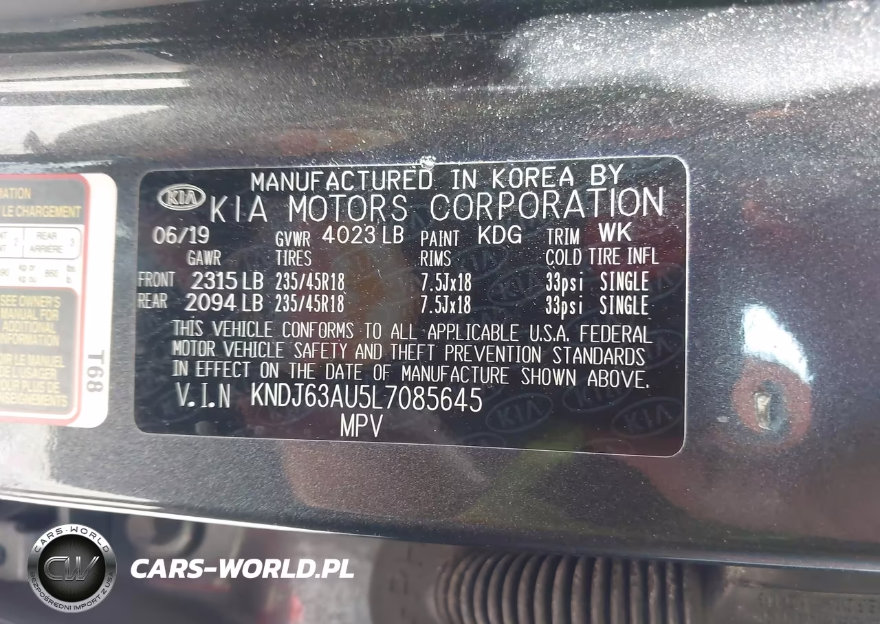 2020 Kia Soul Gt-Line VIN:KNDJ63AU5L7085645 - 9