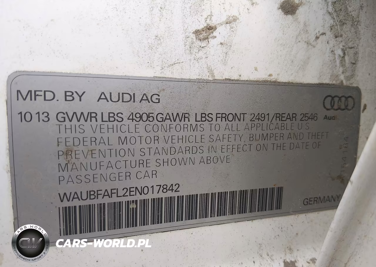 2014 Audi A4 2.0T Premium VIN:WAUBFAFL2EN017842 - 9