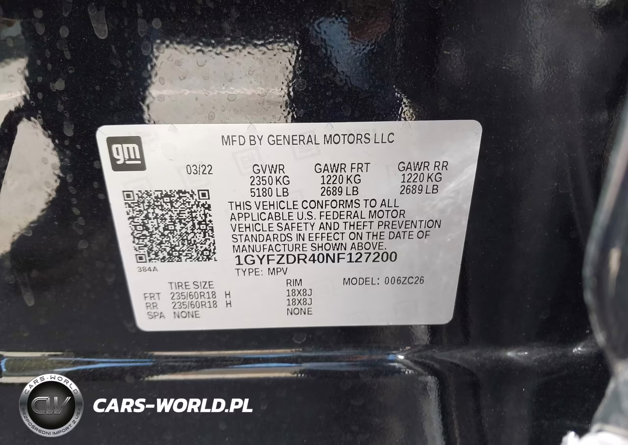 2022 Cadillac Xt4 Awd Premium Luxury VIN:1GYFZDR40NF127200 - 9