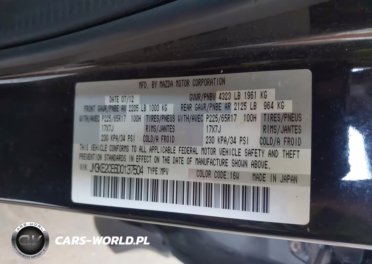 2013 Mazda Cx-5 Touring VIN:JM3KE2CE6D0137504 - 9