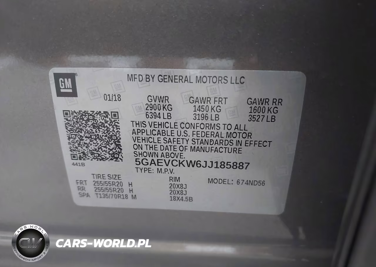 2018 Buick Enclave Avenir VIN:5GAEVCKW6JJ185887 - 9