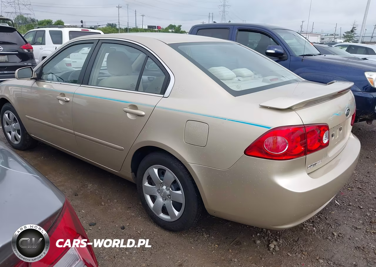 2008 Kia Optima Lx VIN:KNAGE123985211089 - 3
