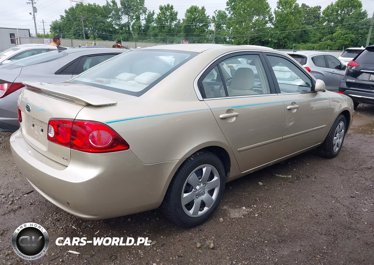 2008 Kia Optima Lx VIN:KNAGE123985211089 - 4