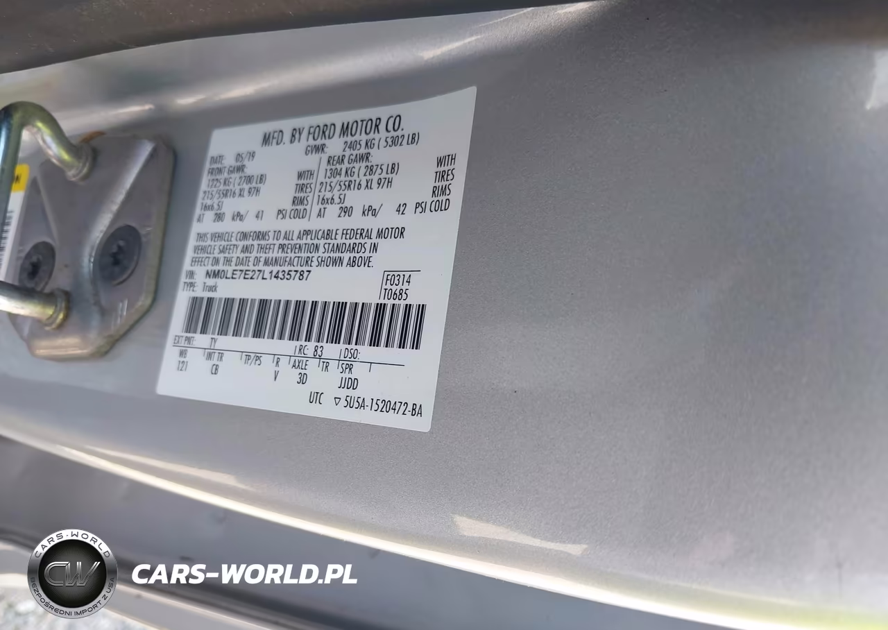 2020 Ford Transit Connect Xl VIN:NM0LE7E27L1435787 - 9