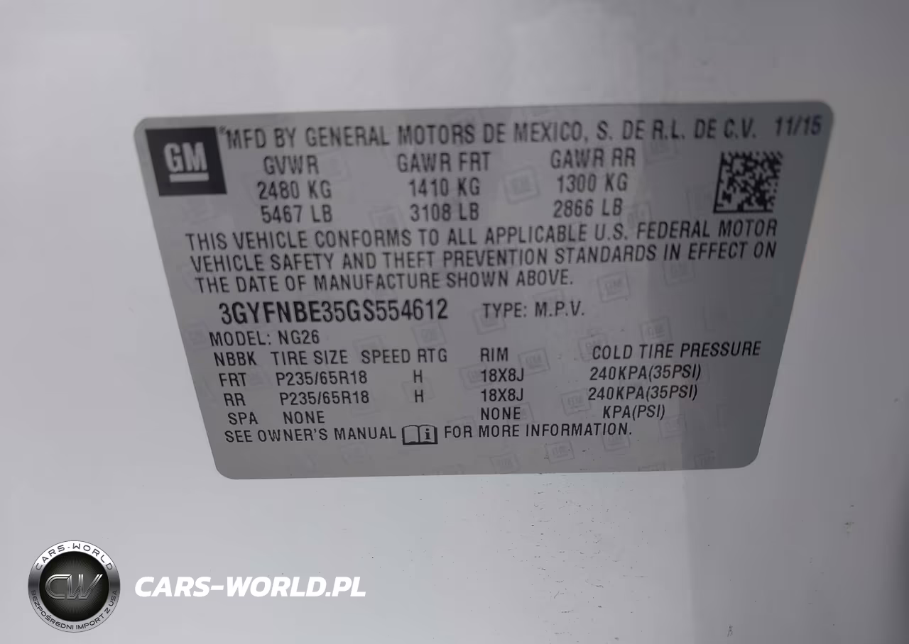 2016 Cadillac Srx Luxury Collection VIN:3GYFNBE35GS554612 - 9