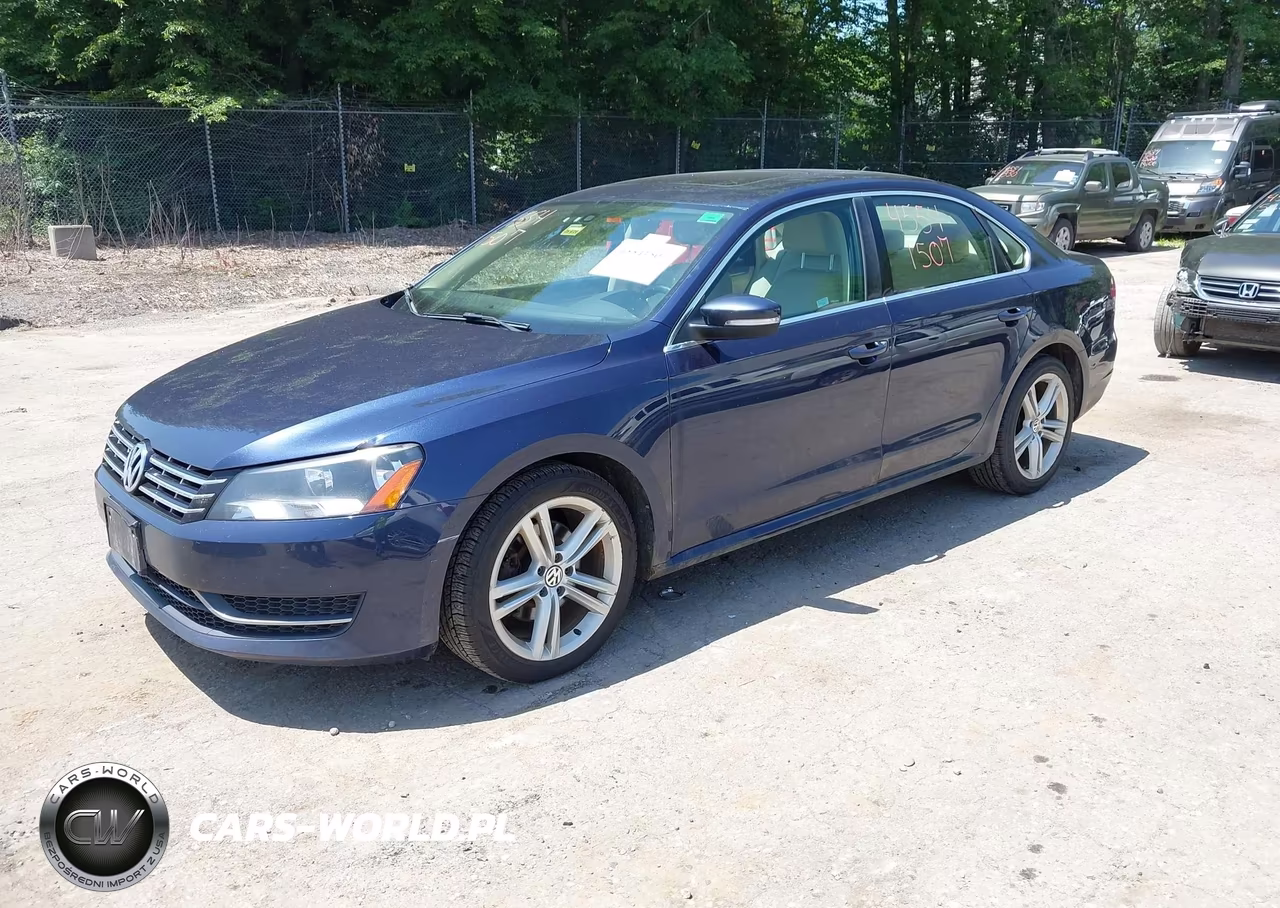 2015 Volkswagen Passat 2.0L Tdi Se VIN:1VWBV7A38FC003857 - 2