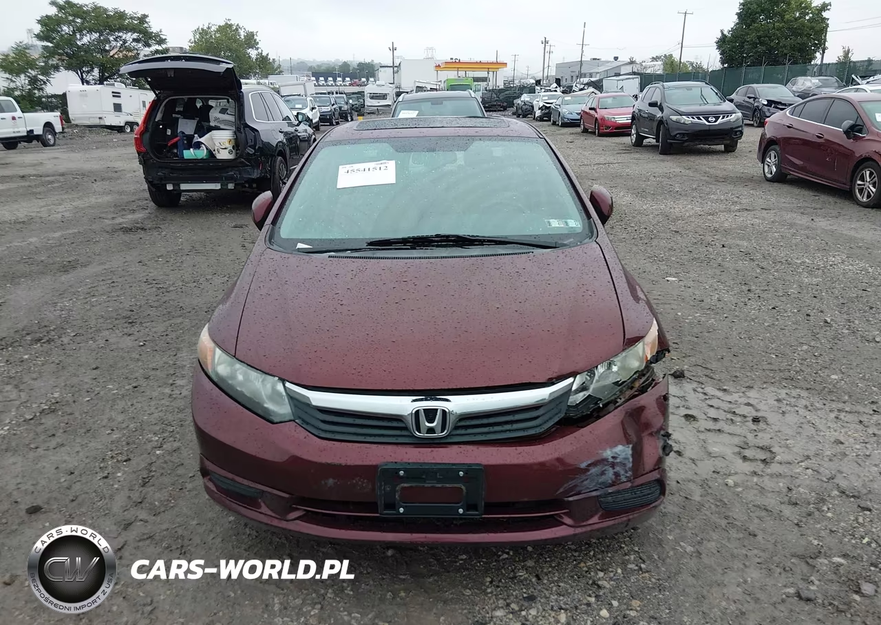 2012 Honda Civic Ex VIN:2HGFB2F88CH600912 - 12