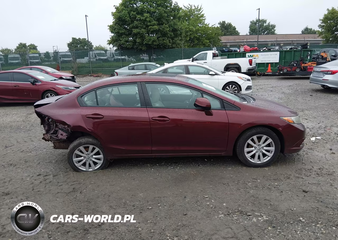 2012 Honda Civic Ex VIN:2HGFB2F88CH600912 - 13
